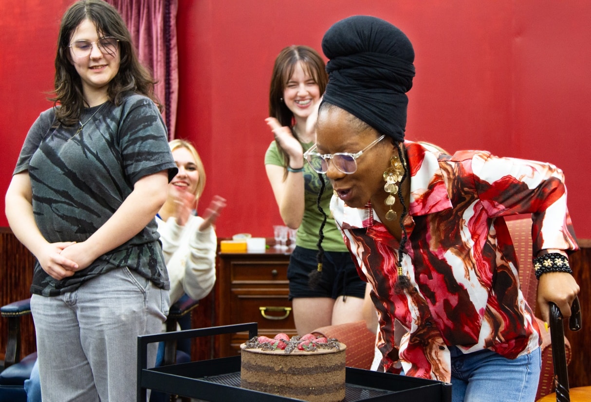 A scene from Gadsden State Theatre's production of The Taming of the Shrew