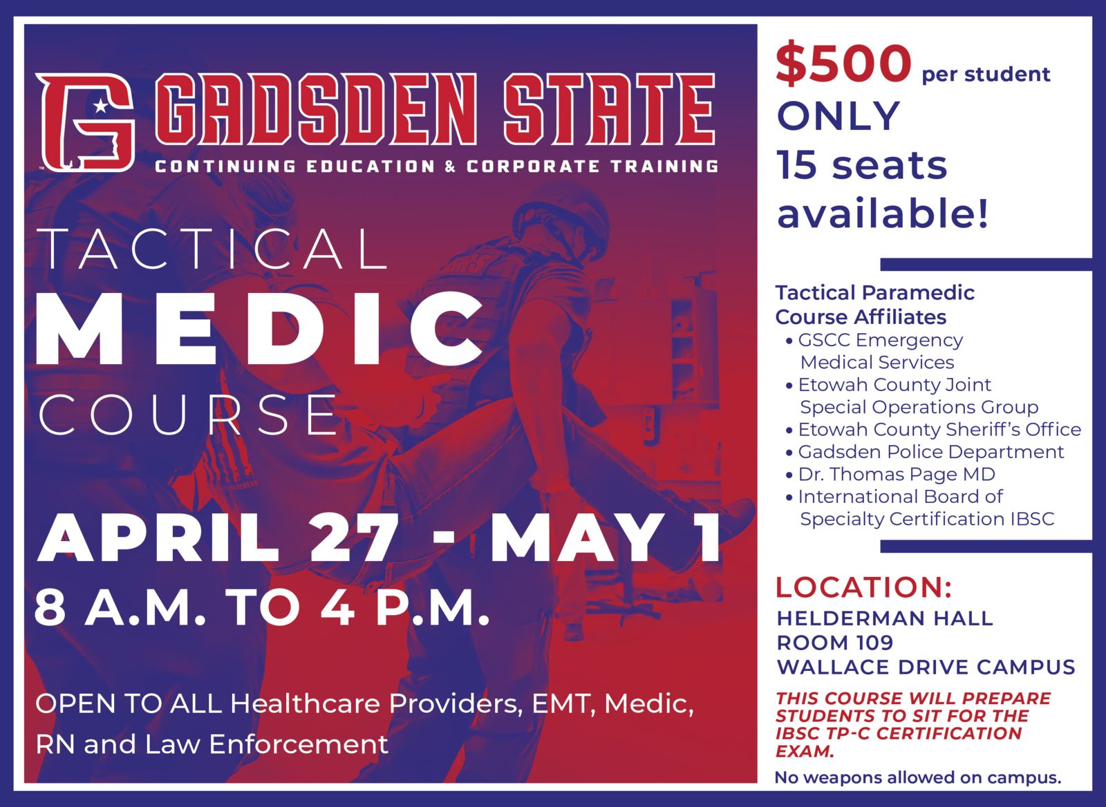 Tactical Medic Course