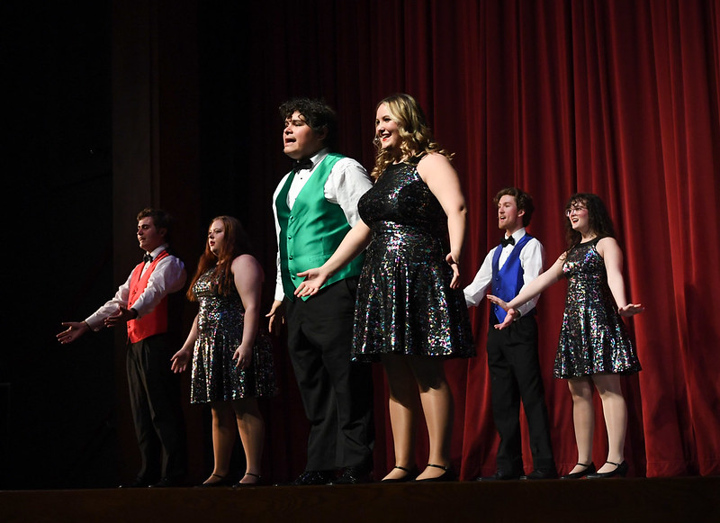 Gadsden State Singers performing at a Night of Fine Arts