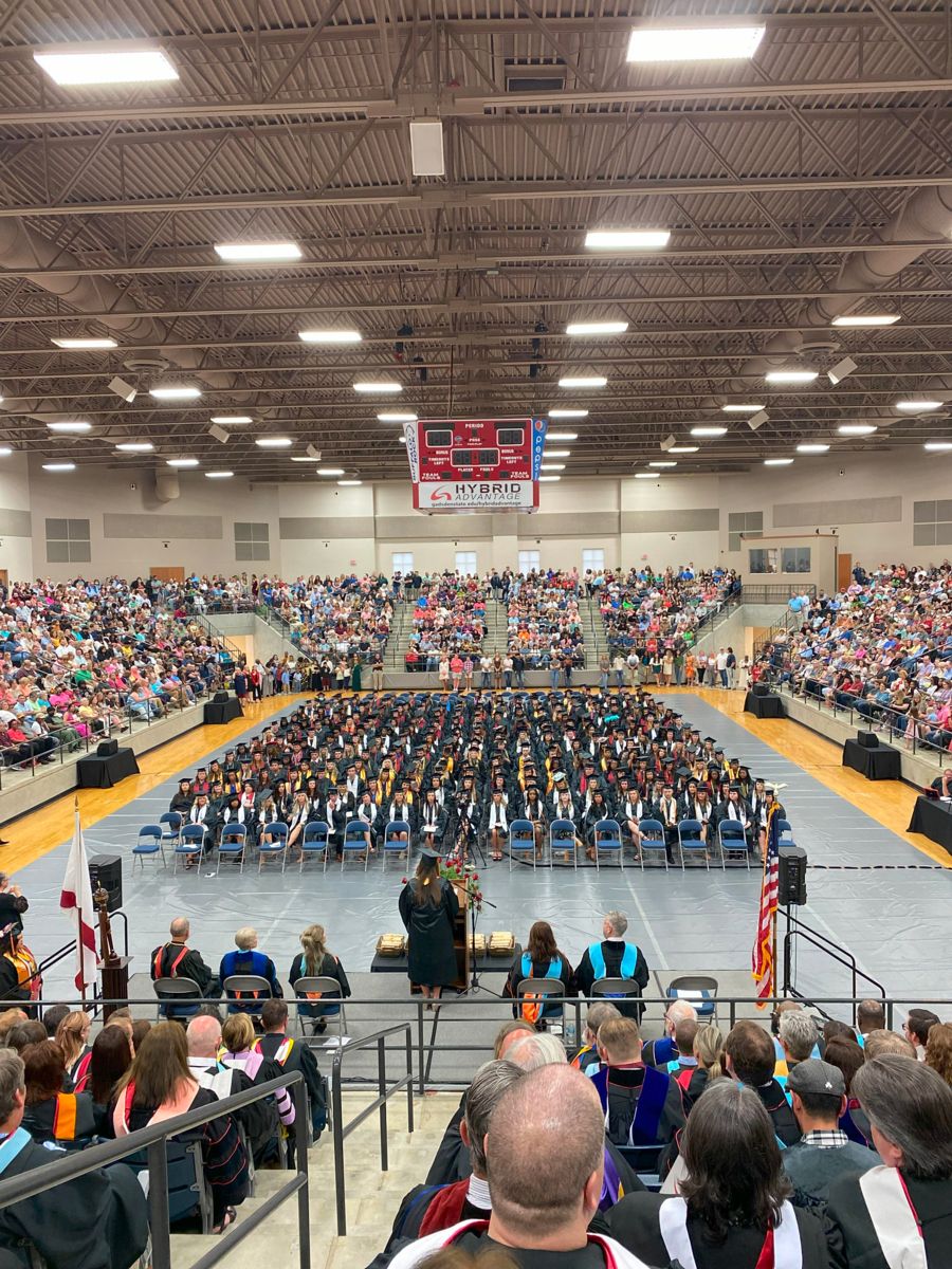 The crowd during commencement exercises May 11 at the Gadsden State Cherokee Arena