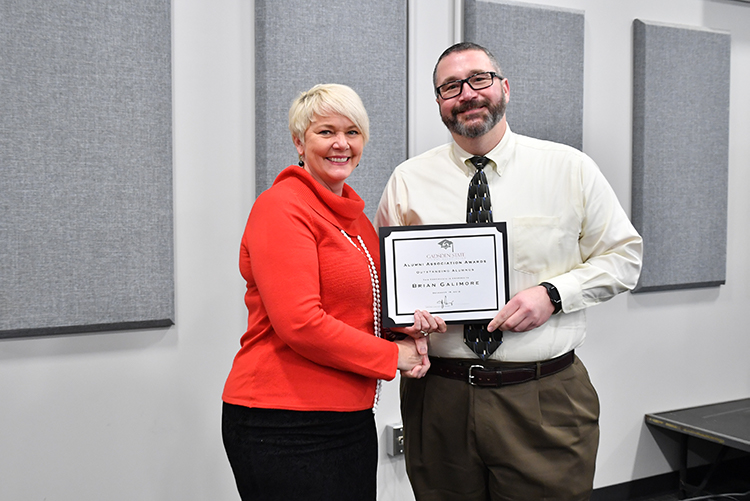 Brian Galimore, award recipient