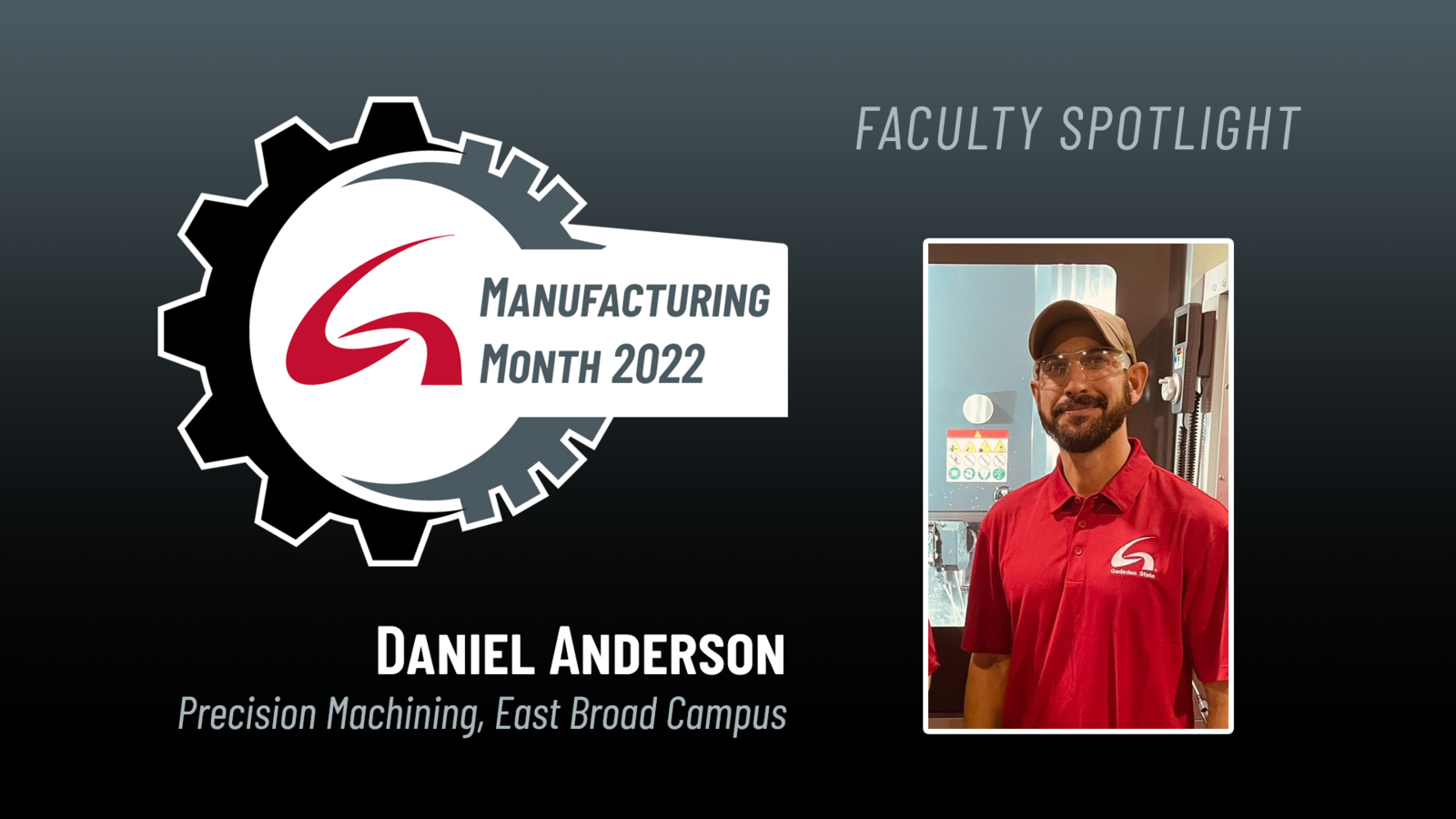 Manufacturing Month Faculty Spotlight: Daniel Anderson